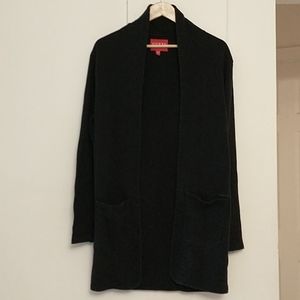 GUESS midi cardigan open front with pockets